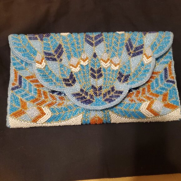 "The Nile" Clutch Art Deco by Erte exclusively for the Met Store by St. Xavier - Picture 6 of 11